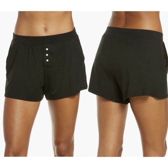NWT‎ Thinx 1X Heavy Period Sleep Shorts in Black #6024 Women - Picture 1 of 12